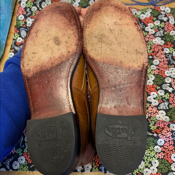 Vintage Justin Brown Leather Kiltie Lace Up Boots - Women’s size 6.5 - Picture 8 of 11